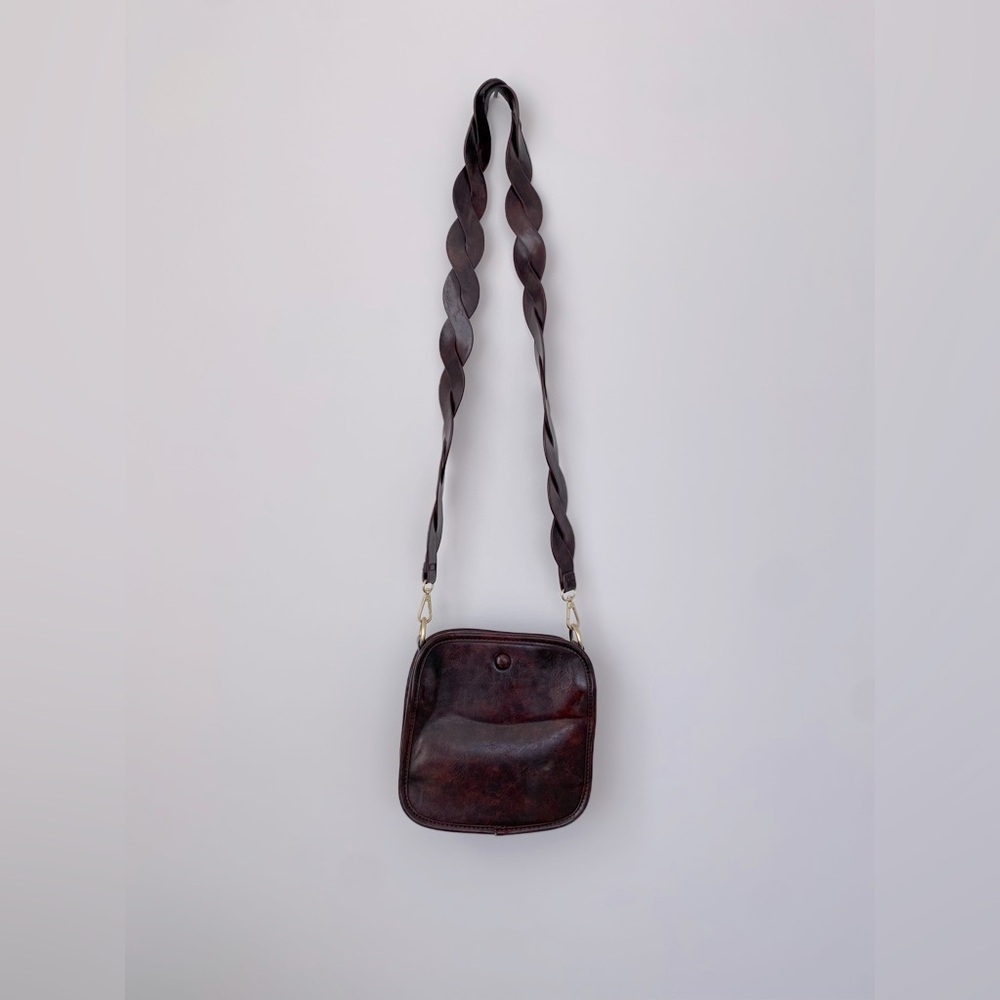 ANTHROPOLOGIE VEGAN LEATHER PURSE